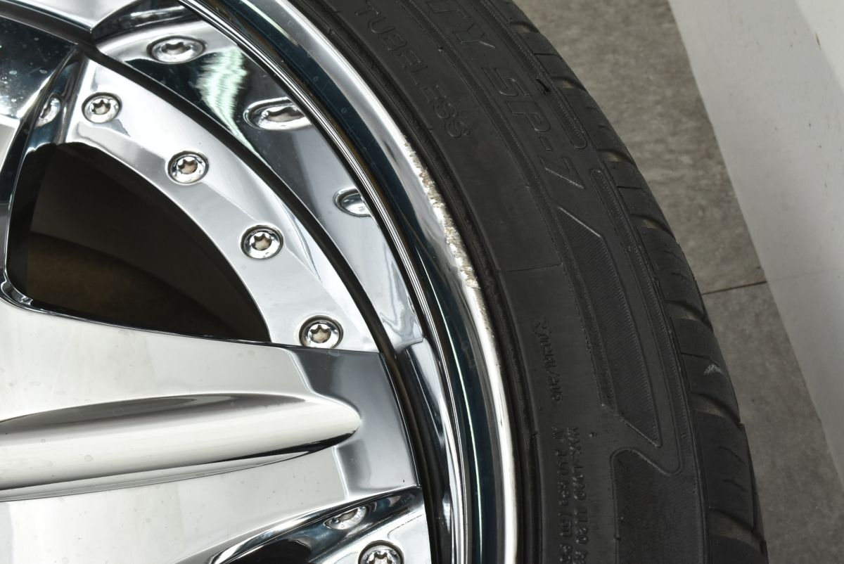 内面的な 24インチ 大口径 3ピース WORK LS207 SUV 24in 10J 38 PCD150 5穴 ナンカン 305 35R24 レクサス LX570 ランドクルーザー 100 200