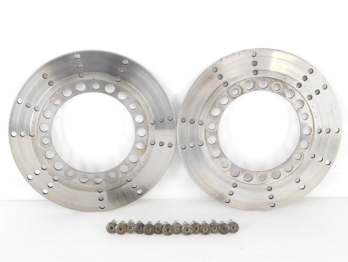 80 評価B Z750LTD 純正 フロント ブレーキ ディスク 左右 セット 厚4.6mm|4.6mm KZ750H KZ1000LTD Z750FX Z750GP Z650 Z500 Z400 g5018L16k