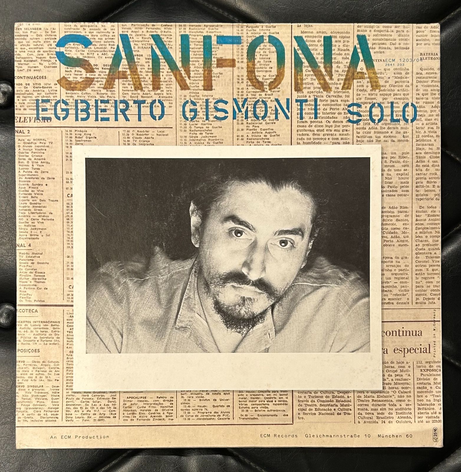 オリジナル・ドイツ盤レコード】Egberto Gismonti 「Sanfona」エグベルト・ジスモンチ ECM - メルカリ