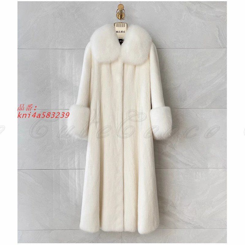 最安値に挑戦! ファーコート レディース 縦長効果 ふわふわ 暖かい ロング丈 ファッション 長袖 母の日 プレゼント 毛皮 ポケット付き ギフト ナチュラル 贈り物 kni4a583239 2025正規品激安大集合! 