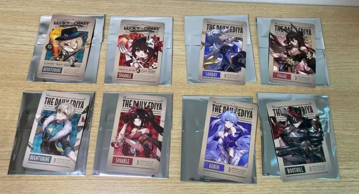 韓国限定 崩壊スターレイル EDIYA イディヤ 特典 トレカ コンプセット 崩壊3rd 崩壊：スターレイル バックス EDIYA イディヤ コラボ
