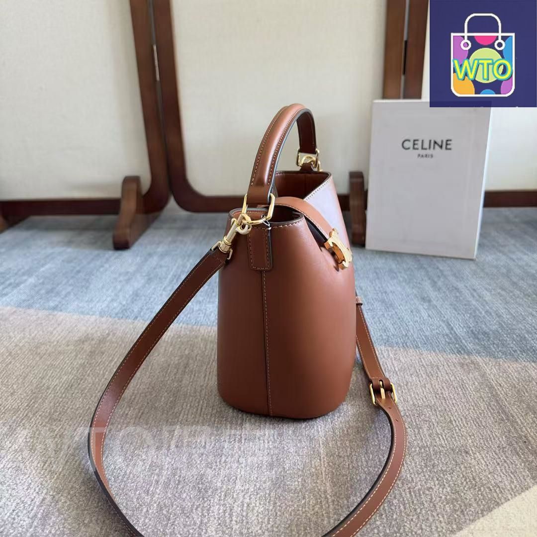 ヴィンテージ☆Celine☆セリーヌ☆スモールバケットショルダー CELINE(セリーヌ) ショルダーバッグ スモール バケット-MM輸入1