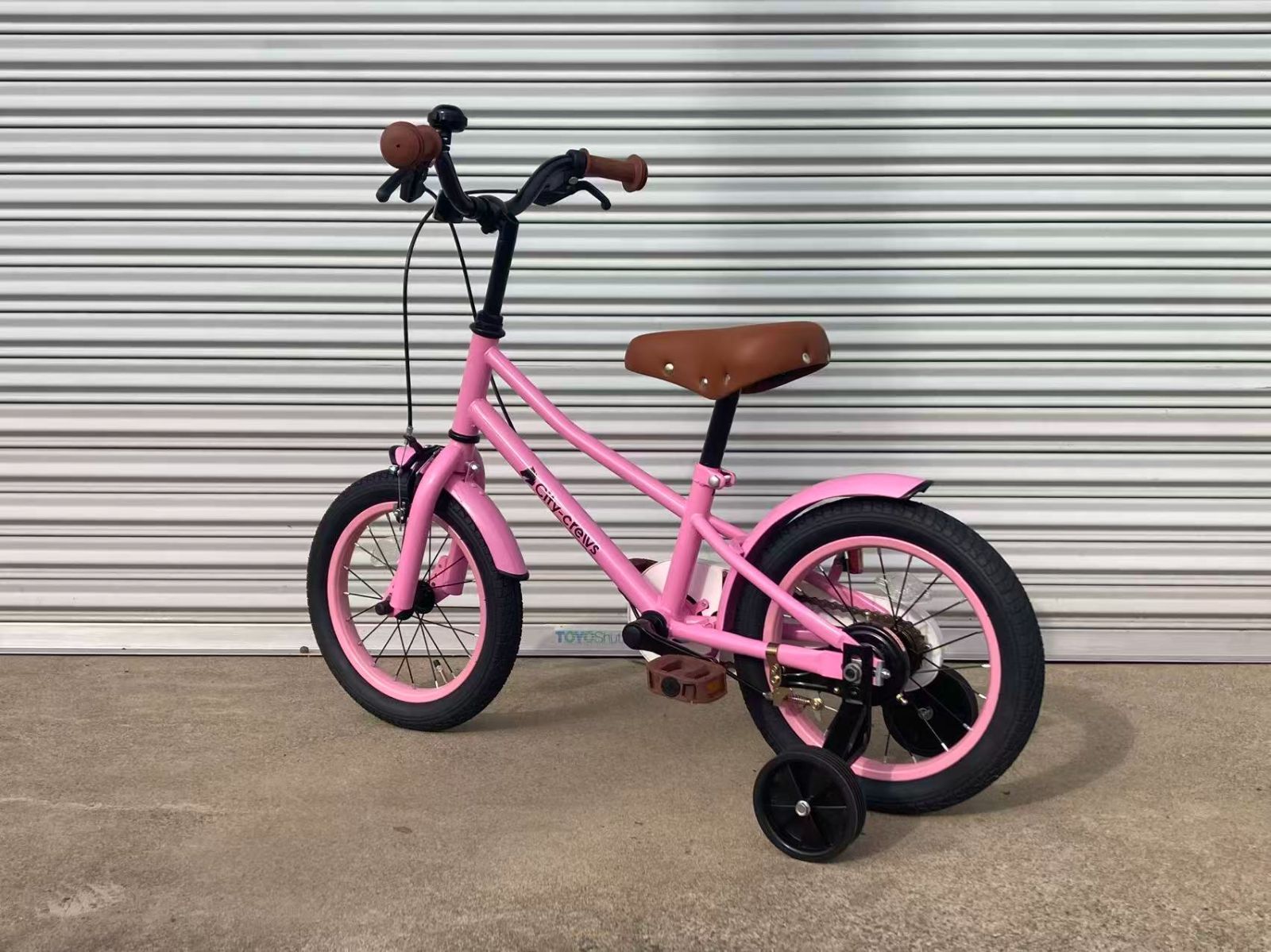 補助輪付き ピンク