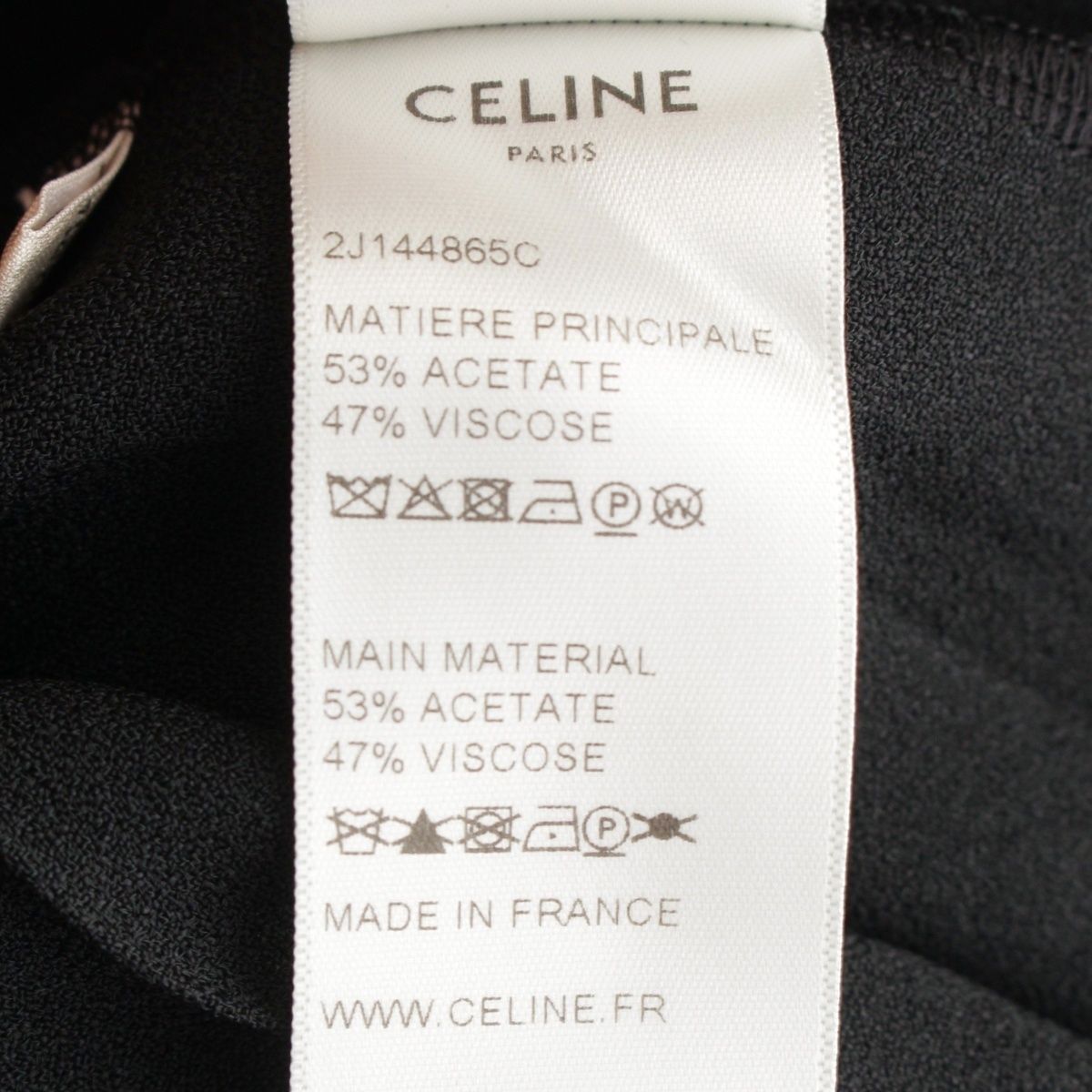 激安で季節を先取り。 セリーヌ 20SS アセテート レーヨン プリーツ スカート 2J144865C ブラック 40 100%品質保証、送料無料。