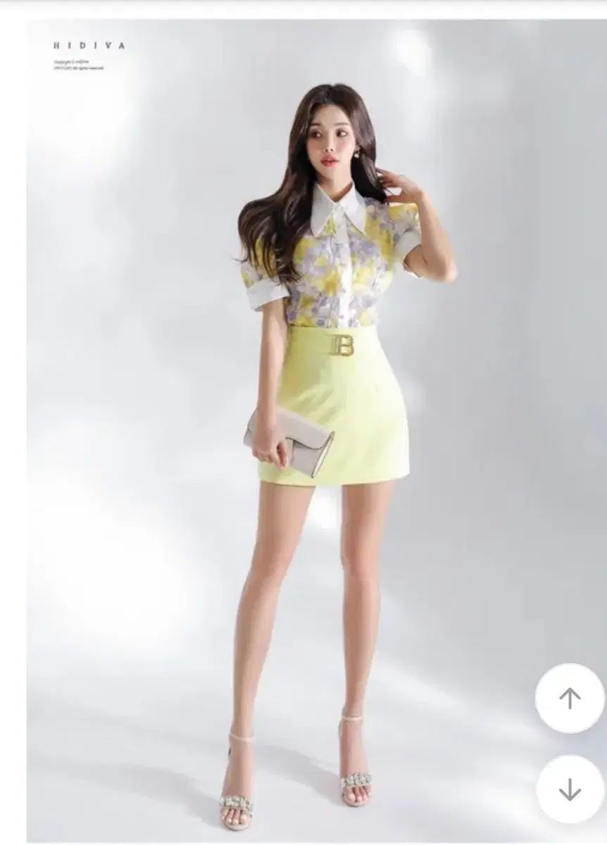 ハイディバ カウ ブラウス ビカース スカート