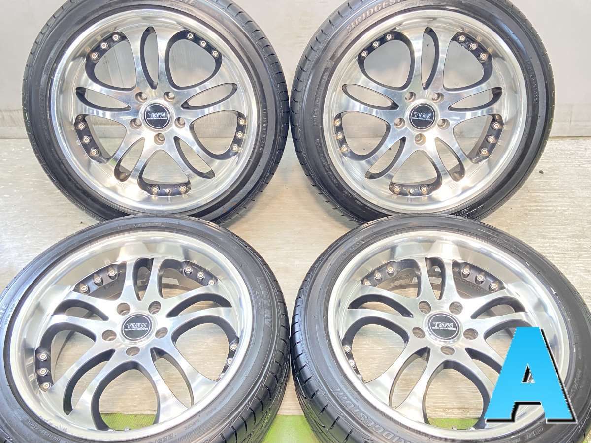 225/45R18 ブリヂストン LUFT RV TMW 18x7.5 48 114.3-5穴 中古タイヤ 