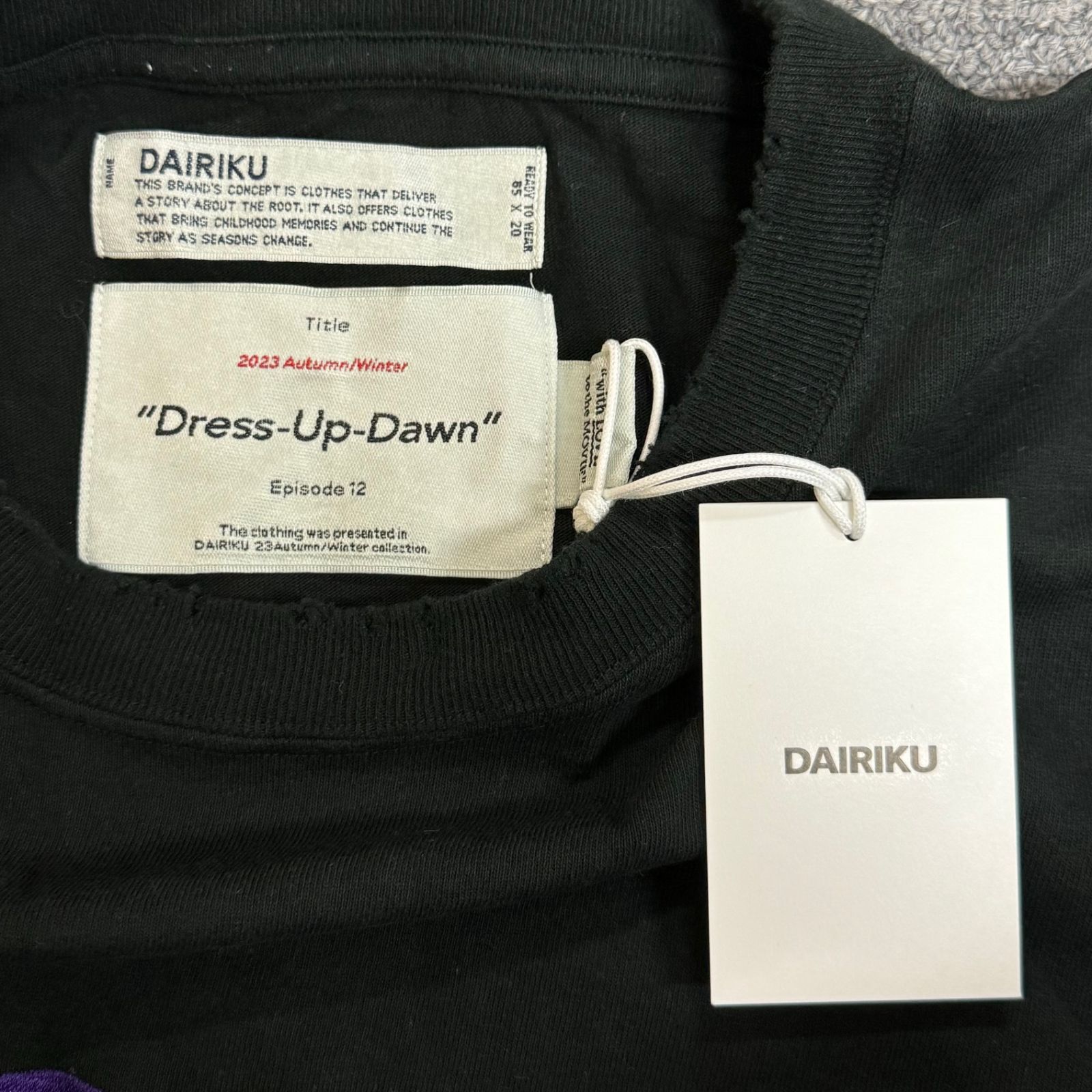定価23100円 美品 DAIRIKU 23AW MOVIE TEE ムービー Tシャツ 