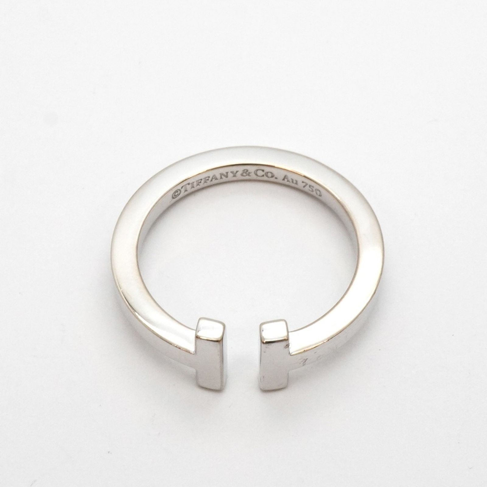 ティファニー Tiffany ティファニー リング Tスクエア 18KWG ホワイトゴールド 21.5号メンズ P1450271 WWW_SHINETEETH_COM