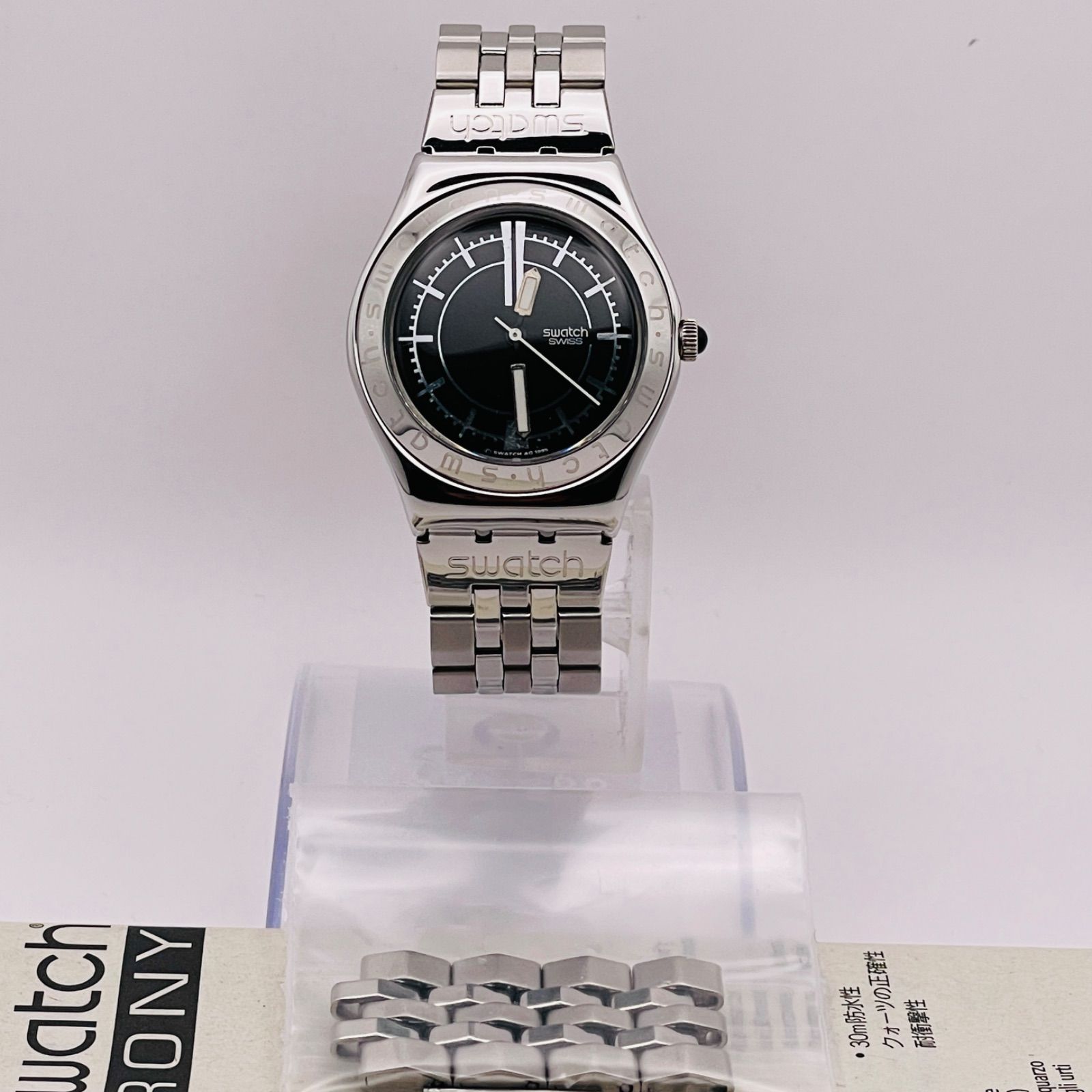 （T430）良品 正常稼動 SWATCH スウォッチ IRONY アイロニー YLS104 人気 時計 レディース ユニセックス