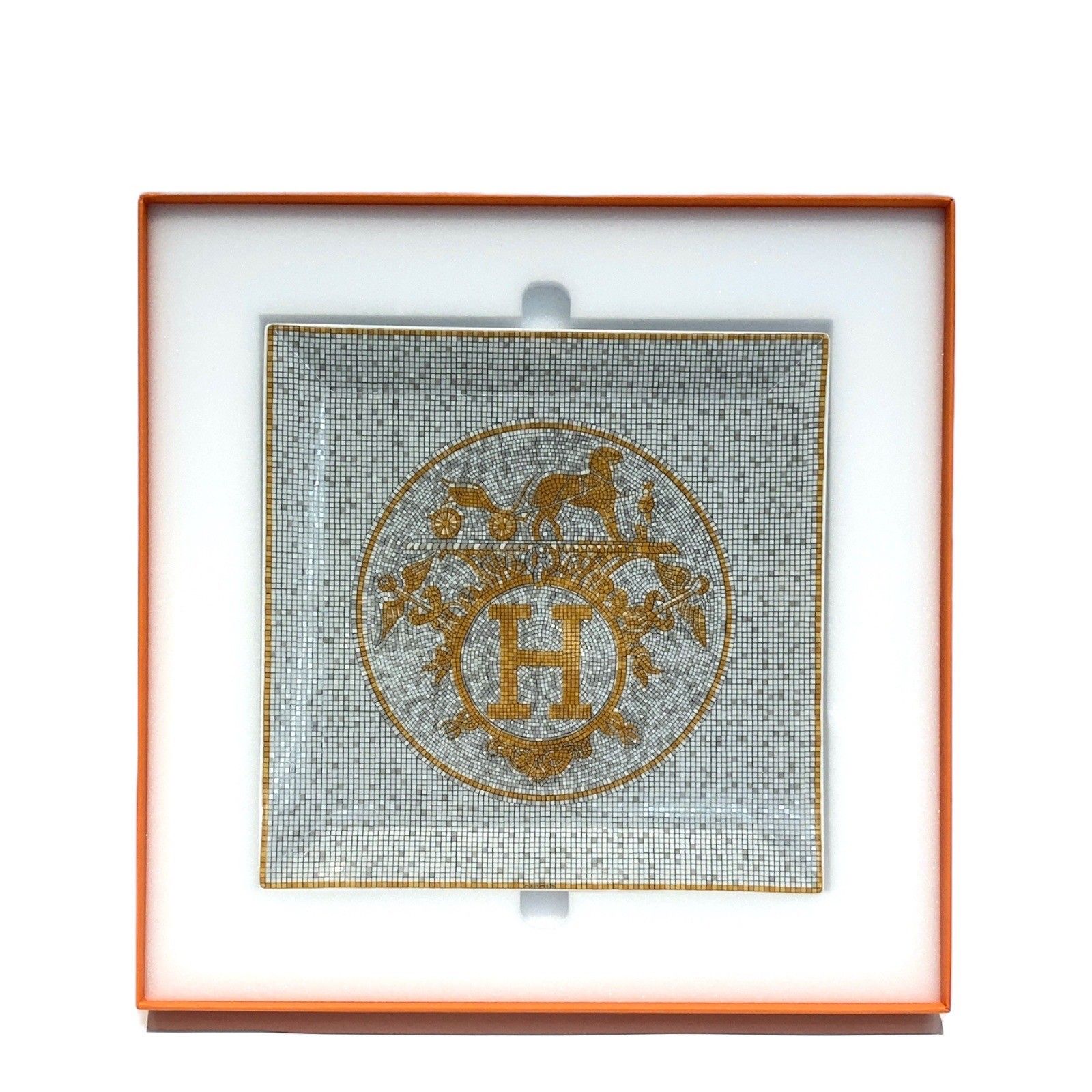 エルメス モザイク 24 スクエアプレート 23×23cm #5 026045P 楽天市場