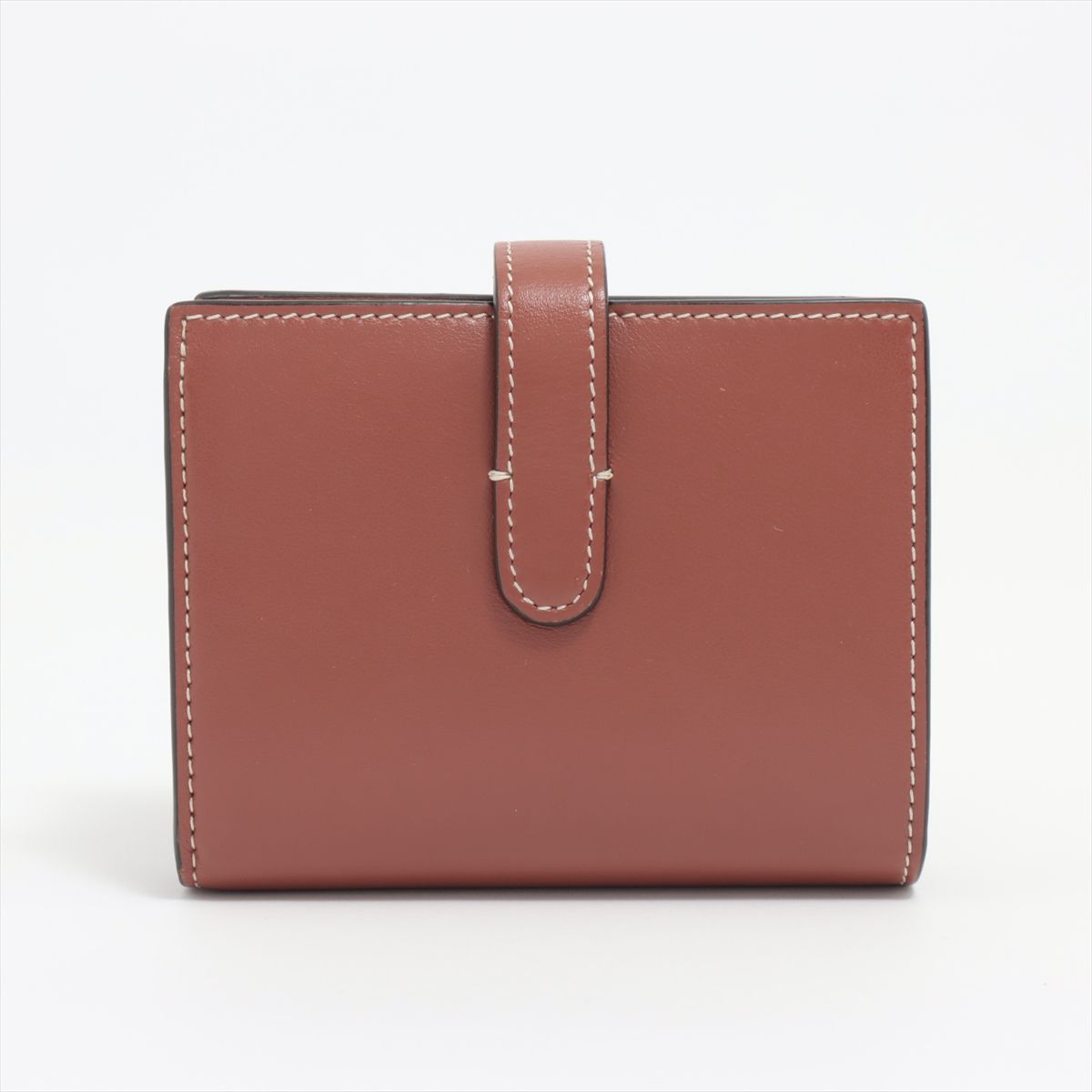 極美品 セリーヌ スモール カデナ ストラップ ウォレット レザー 三  