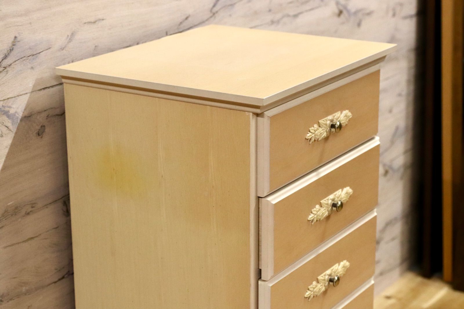 GMIH219 Lynn Hollyn リンホーリン サイドチェスト トールチェスト IDC大塚家具 シャビーシック アンティーク調 リビング収納 MARWIL-DEMENAGEMENTS_CH