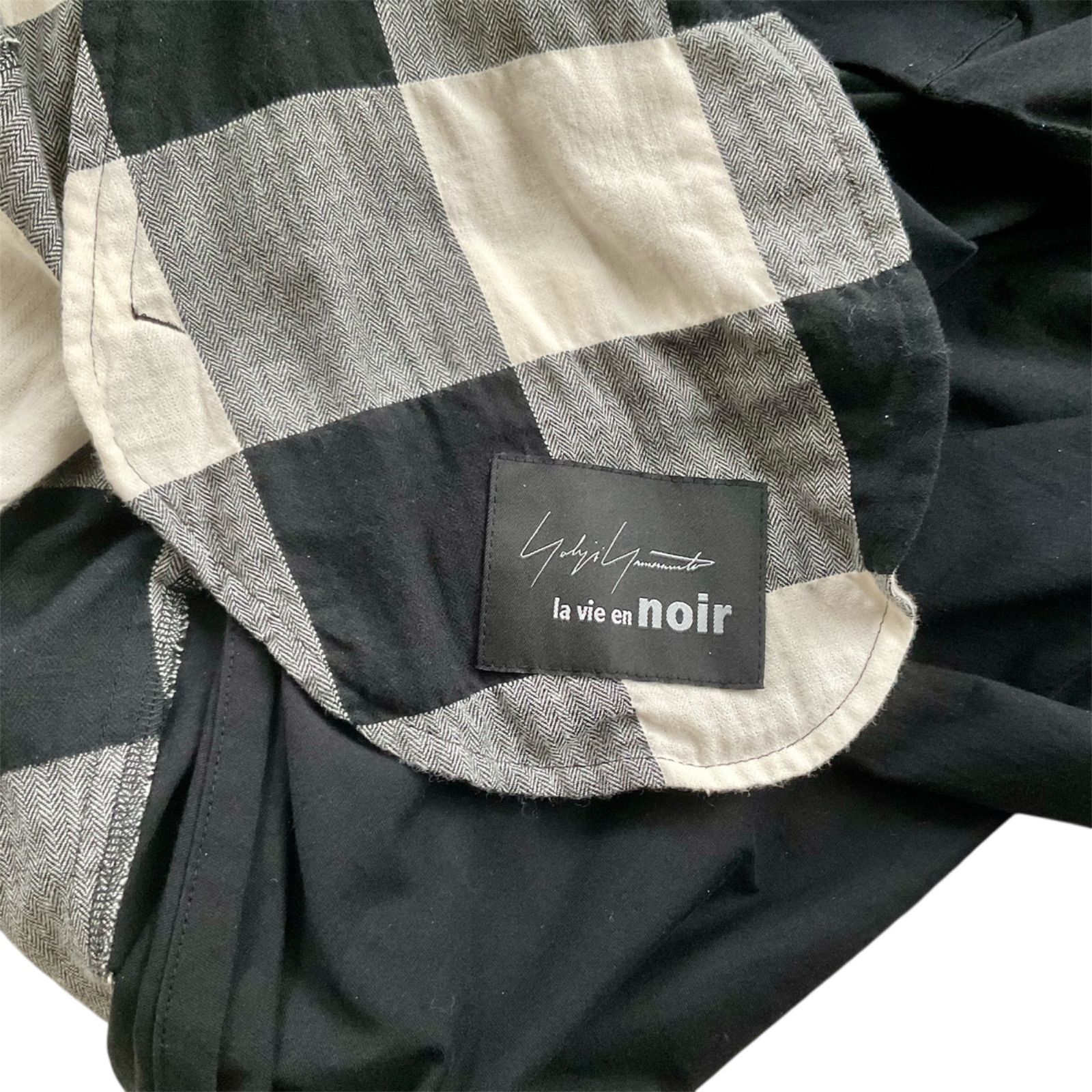 レア品⭐️アシンメトリー チェック柄】 Yohji Yamamoto ヨウジ 