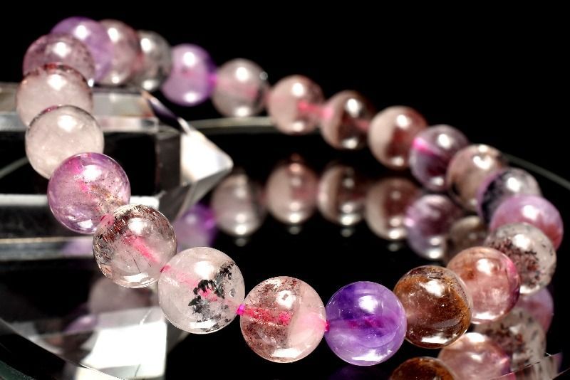 １点物 上質 マルチ スーパーセブン 8.5mm ブレスレット パワーストーン 天然石 _MA9478 NEXPOTALLINN_EU