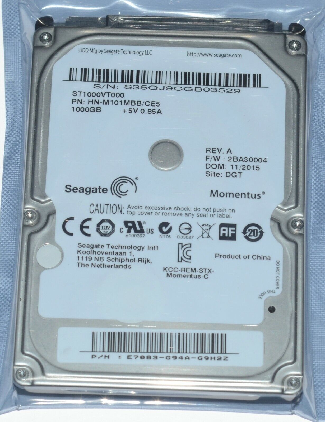 Seagate Video 1TB 2.5 9.5mm Hard Disk HDD SATA PS3|PS4 Compatible | ST1000VT000