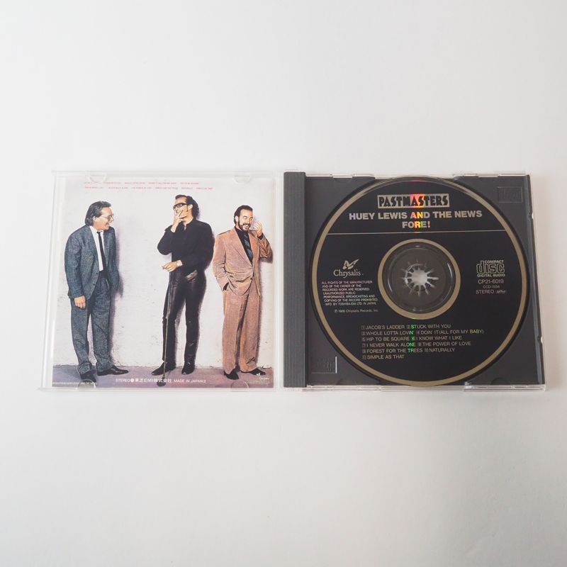 未開封「FORE! ヒューイ・ルイス・アンド・ザ・ニュース」純金蒸着CD 未開封「FORE! ヒューイ・ルイス・アンド・ザ・ニュース」純金蒸着CD
