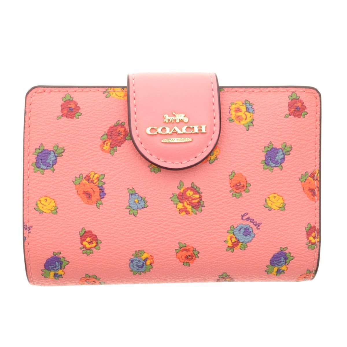 ミディアムコーナージップウォレット ヴィンテージローズ　C9934 Amazon | コーチ レザー財布 COACH アウトレット ミディアム コーナー