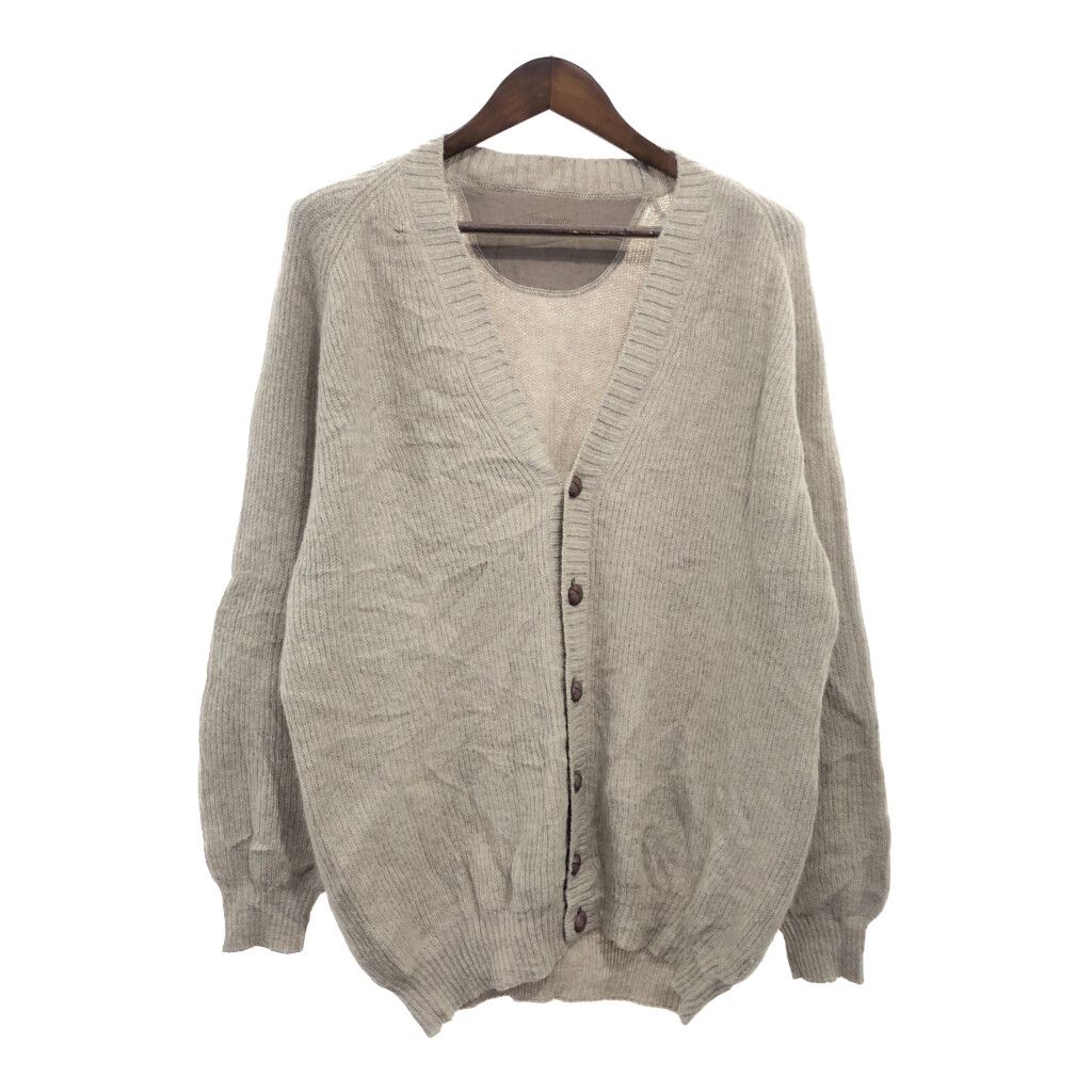 CLARK ROSS ベビーアルパカ ニット カーディガン トップス ベージュ (メンズ XL相当) 中古 古着 P8592