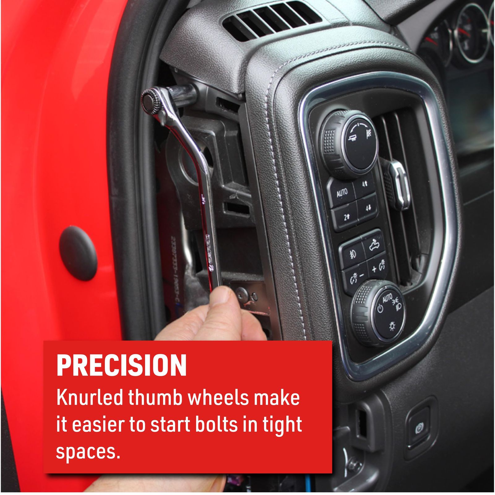 EZRED 4SS8 S字クォータースティック、1/4インチスクエアソケットと