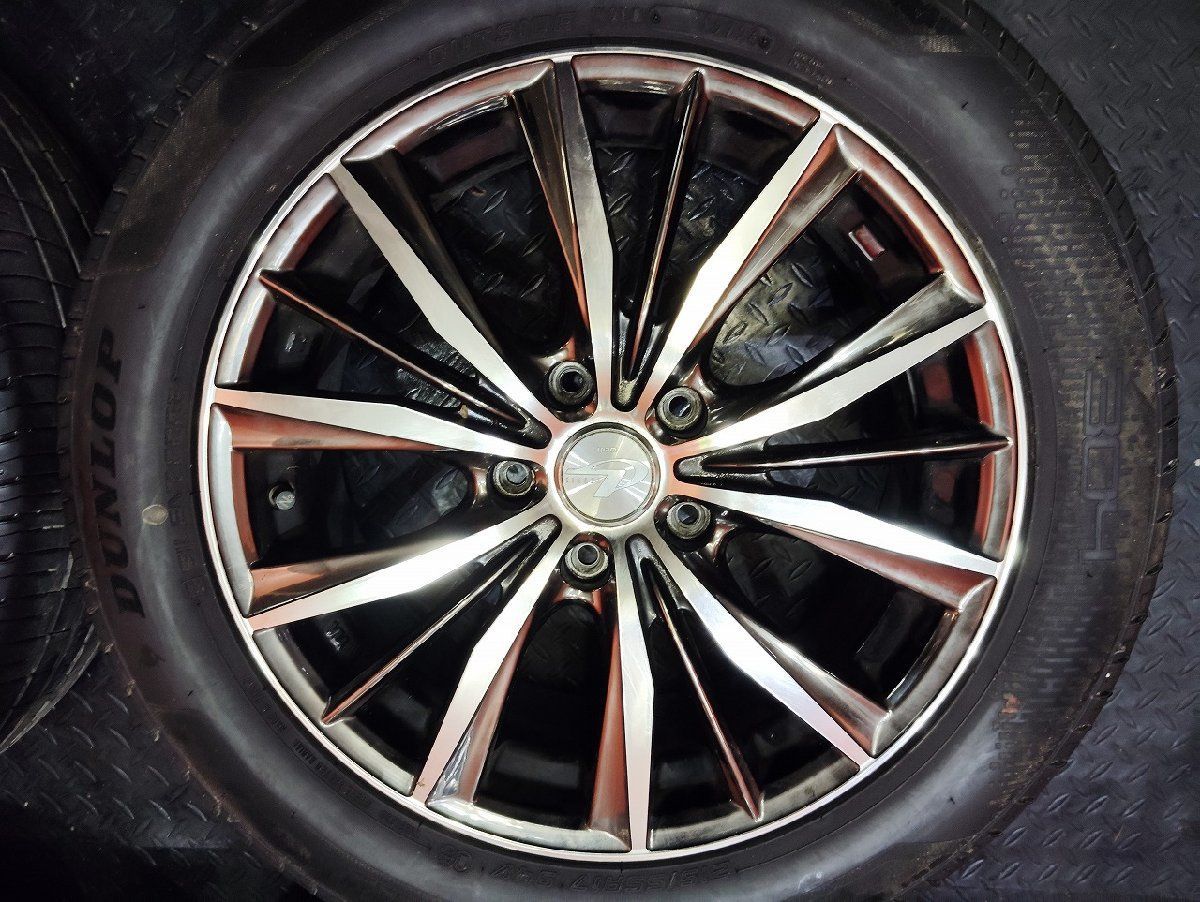 DUNLOP VEURO 304 215/55R17】夏タイヤ【Weds LEONIS レオニス VX 17