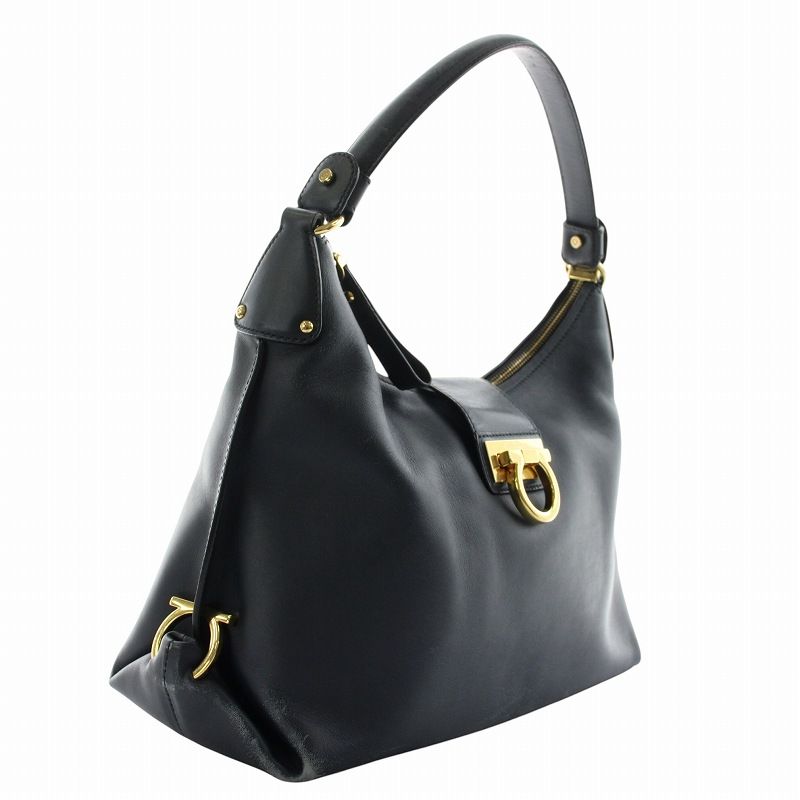 【ねこ】良品　サルヴァトーレ フェラガモ　ワンショルダー ねこ】良品 サルヴァトーレ フェラガモ ワンショルダー ねこ】良品