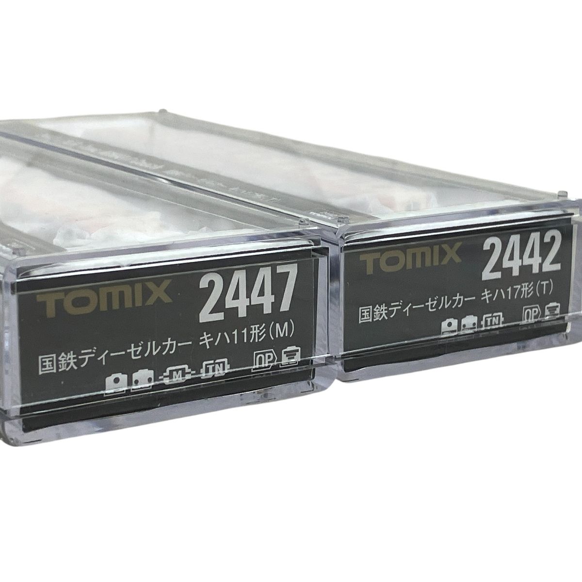 トミックス　品番2442 2447 キハ17 キハ11 2両セット TOMIX 2442 国鉄 キハ17 2447 キハ11 鉄道模型 Nゲージ 中古