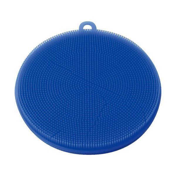 まとめ TRUSCO シリコンたわし 青130×120×15mm SLT-B 1個