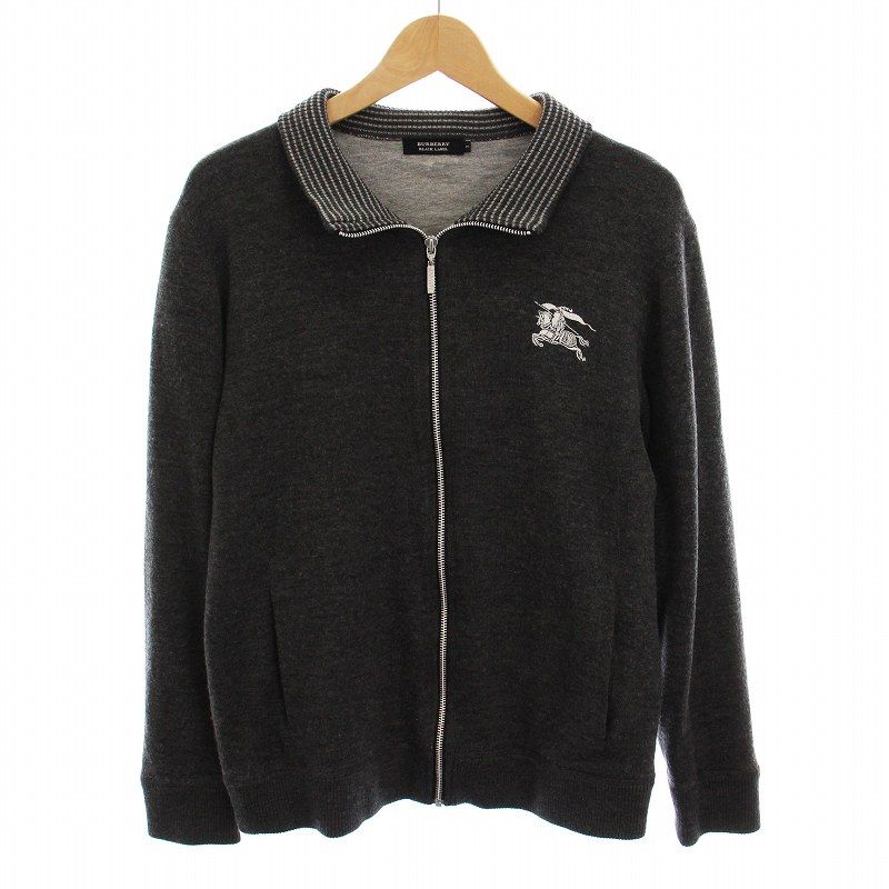 バーバリーブラックレーベル アーガイル ジャプ アップ ニット