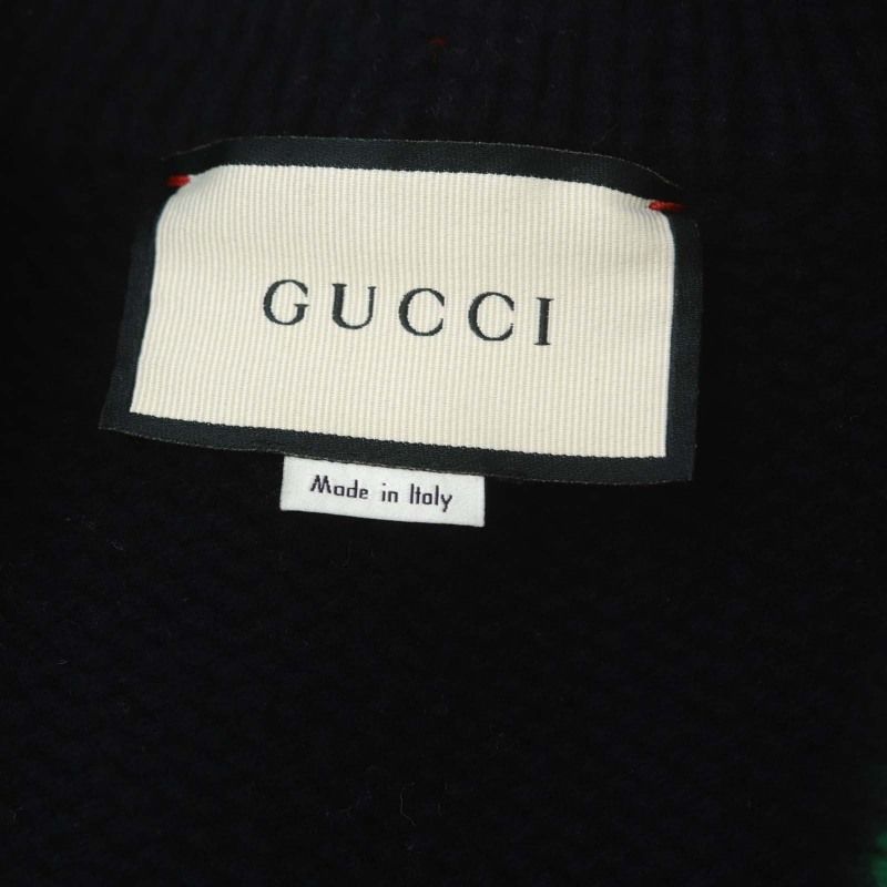 グッチ GUCCI ケーブルニット カーディガン オーバーサイズ XS