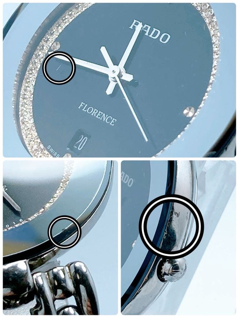 ✨RADO✨ラドー✨フローレンス✨322-3767.4✨シルバー✨腕時計✨ 楽天