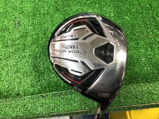 本間ゴルフ TOUR WORLD TW737 3W 15° フェアウェイウッド FW VIZARD EX-C55 フレックスR メンズ 男性用 右利き 右用 Cランク ゴルフクラブ