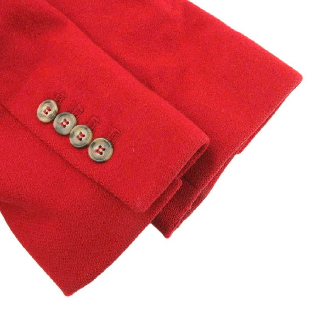 アミ アレクサンドル マテュッシ ami alexandre mattiussi フーデッドコート ウール ロング 44 赤 レッド BS GY18 SIROKUMA-CORPORATION_COM