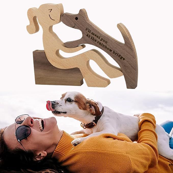 犬　木製インテリア(ハンドメイド） 犬 木製インテリア(ハンドメイド）