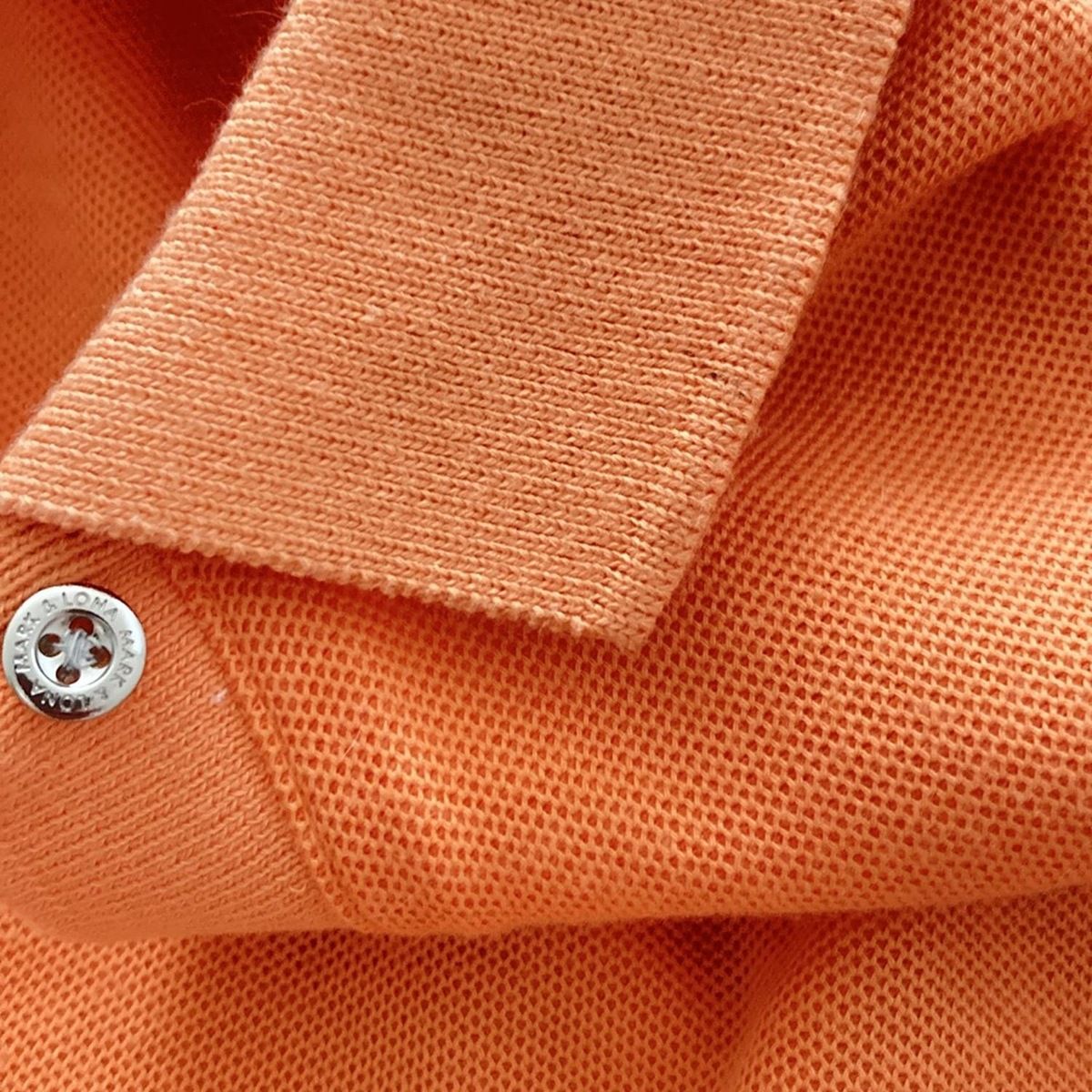 【限定】 MARK&LONA マークアンドロナ　ポロシャツ　オレンジ　タグ付き MARK&LONA(マークアンドロナ) 半袖ポロシャツ サイズM