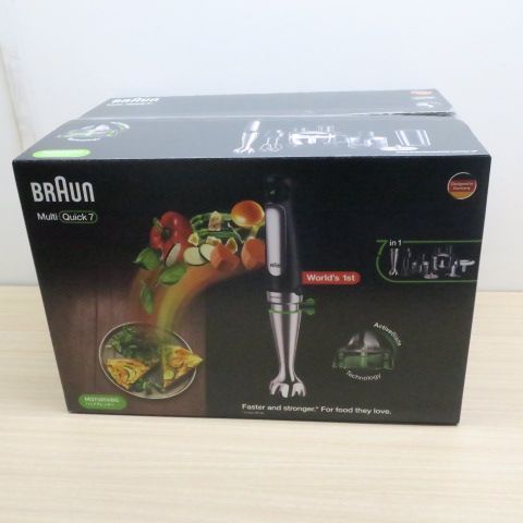未使用2 BRAUN ブラウン マルチクイック7 ハンドブレンダー MQ7085XBG