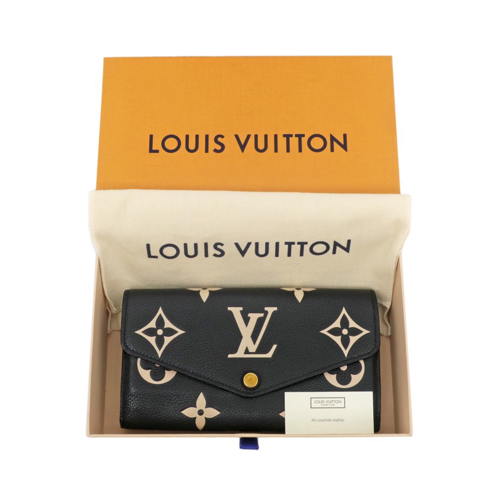 名東】ルイヴィトン ポルトフォイユ サラ M80496 RFID モノグラムアン