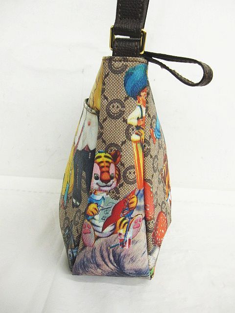 美品 CIAO!CIAO!CHAKO チャオチャオチャコ 総柄 猫柄 ショルダー