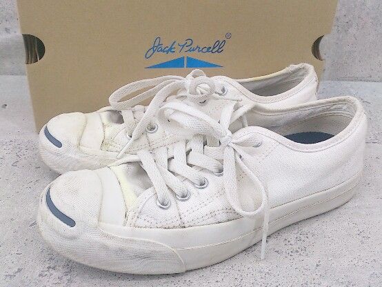 ◇ CONVERSE 1R193 JACK PURCELL ジャックパーセル スニーカー シューズ 24ｃｍ ホワイト *  【1002799461979】