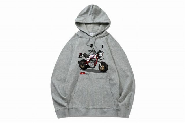 MINIMOTOロゴ入りスウェットトップス APE50 グレーL