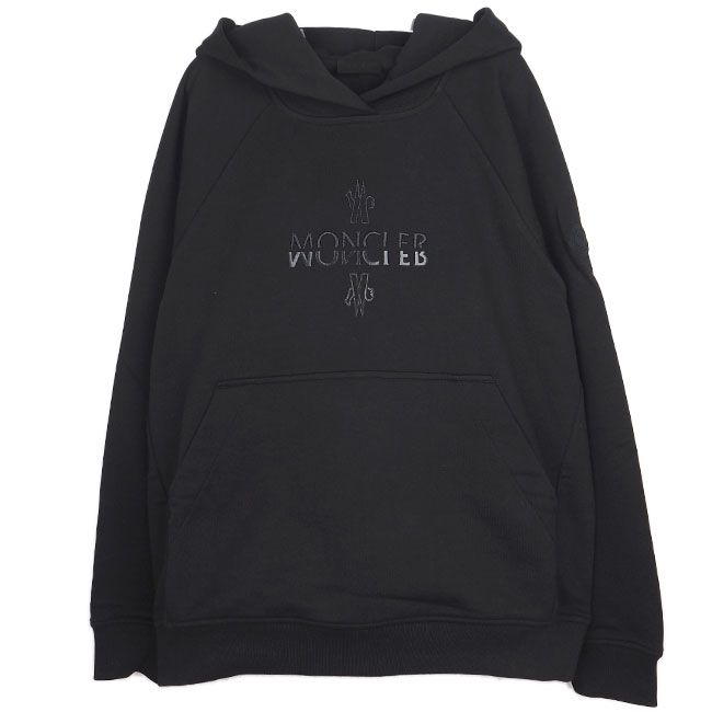 MONCLER モンクレール レディース 2024年SS春夏新作 プルオーバーパーカー iymc24s515 8G000-08 809KR 999  BLACK HOODIE SWEATER - メルカリ