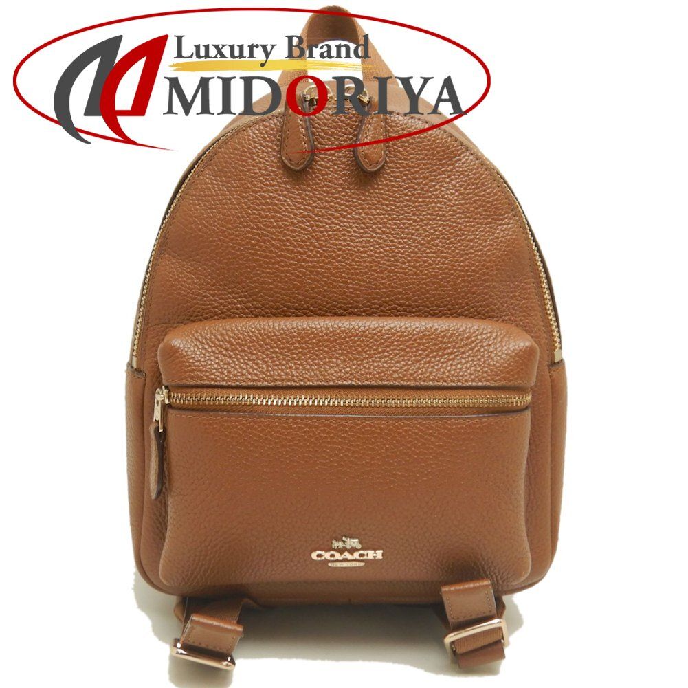 【レア品】COACH ミニチャーリー レディース レザー リュック 日本未発売 レア品】COACH ミニチャーリー レディース レザー リュック 日本