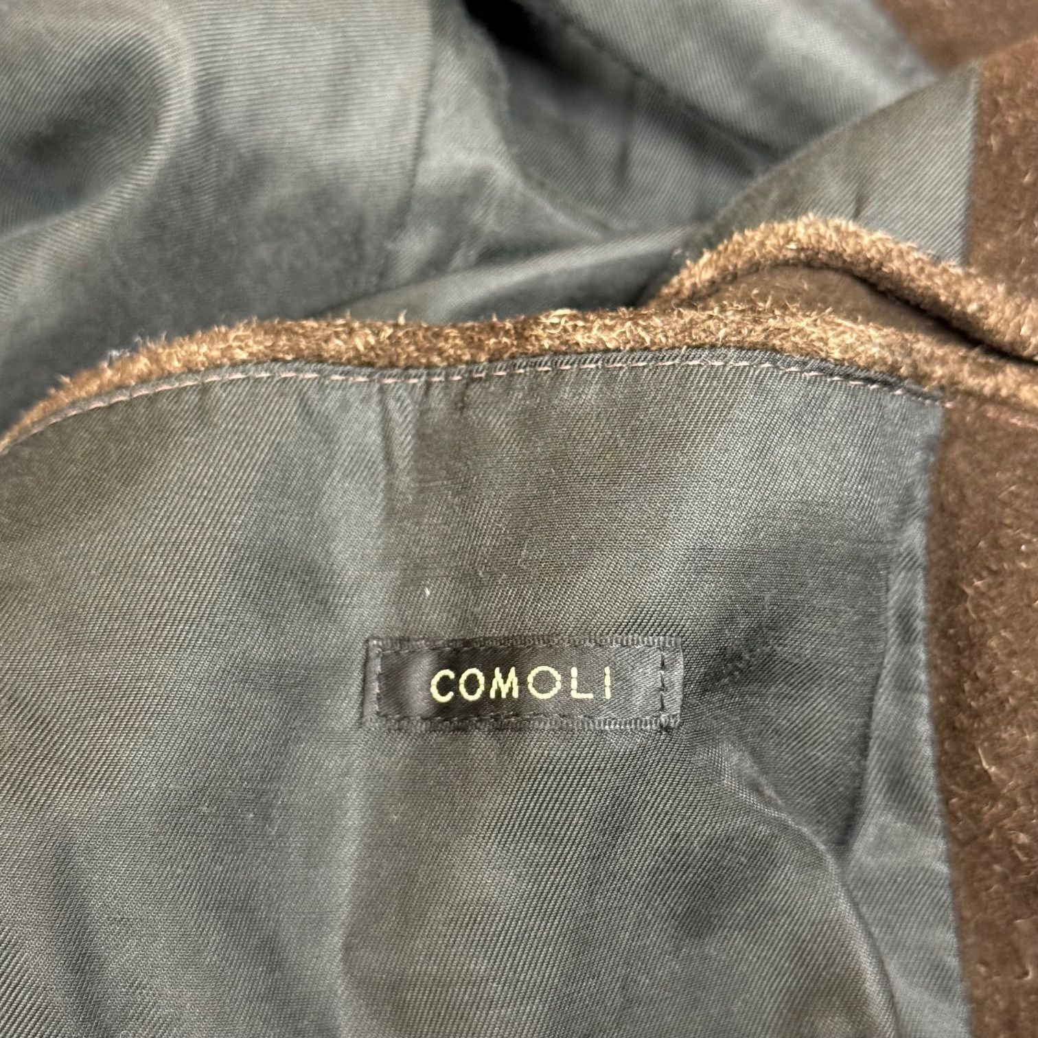 COMOLI 19AW ディアスキン レザー チェスターコート Q03-04006 コモリ 