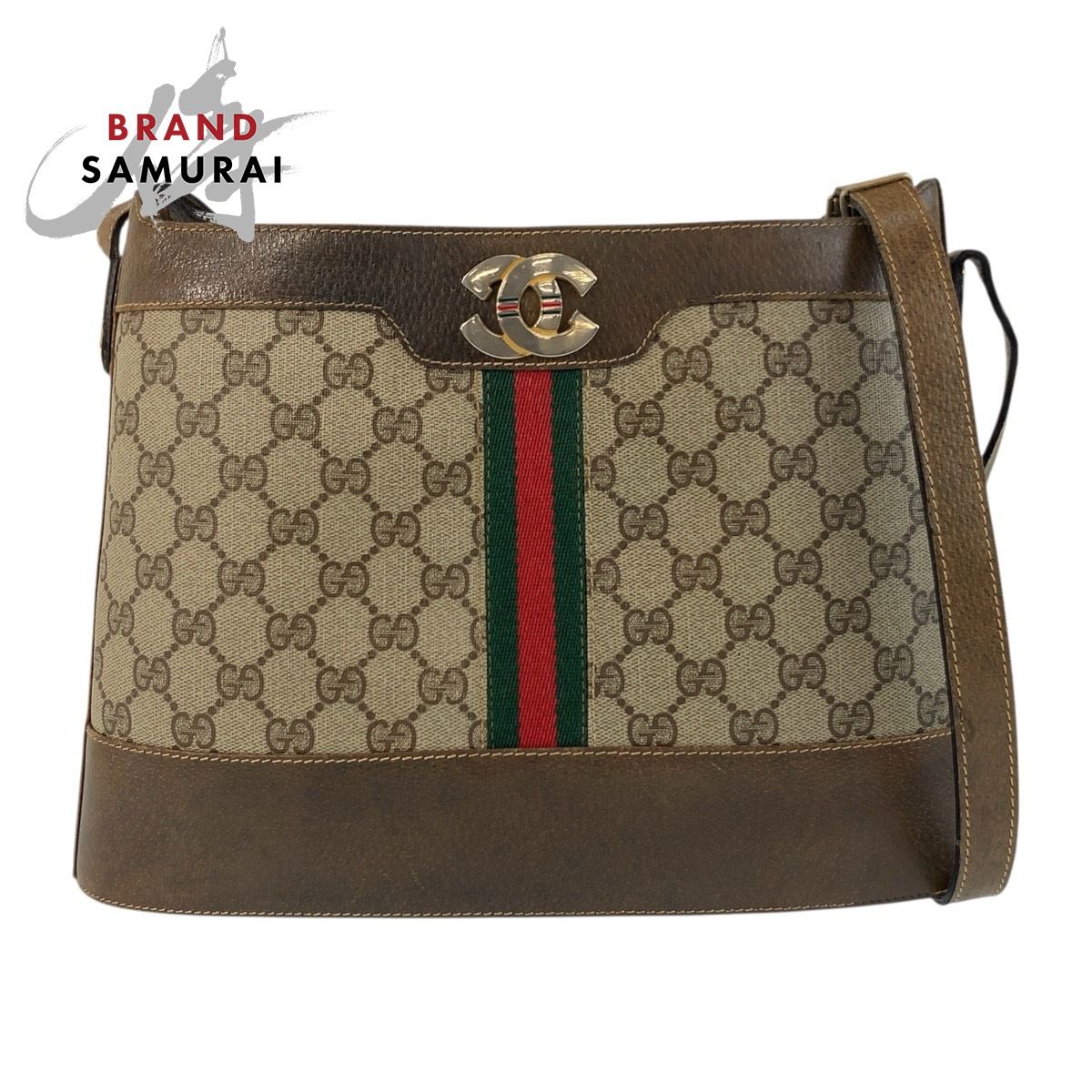 GUCCI グッチ ヴィンテージ シェリーライン グッチ GGスプリームキャンバス|ショルダーバッグ ポシェット レディース 502770