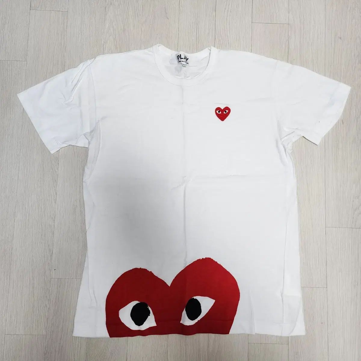 コム デ ギャルソン PLAY 半袖 Tシャツ XL