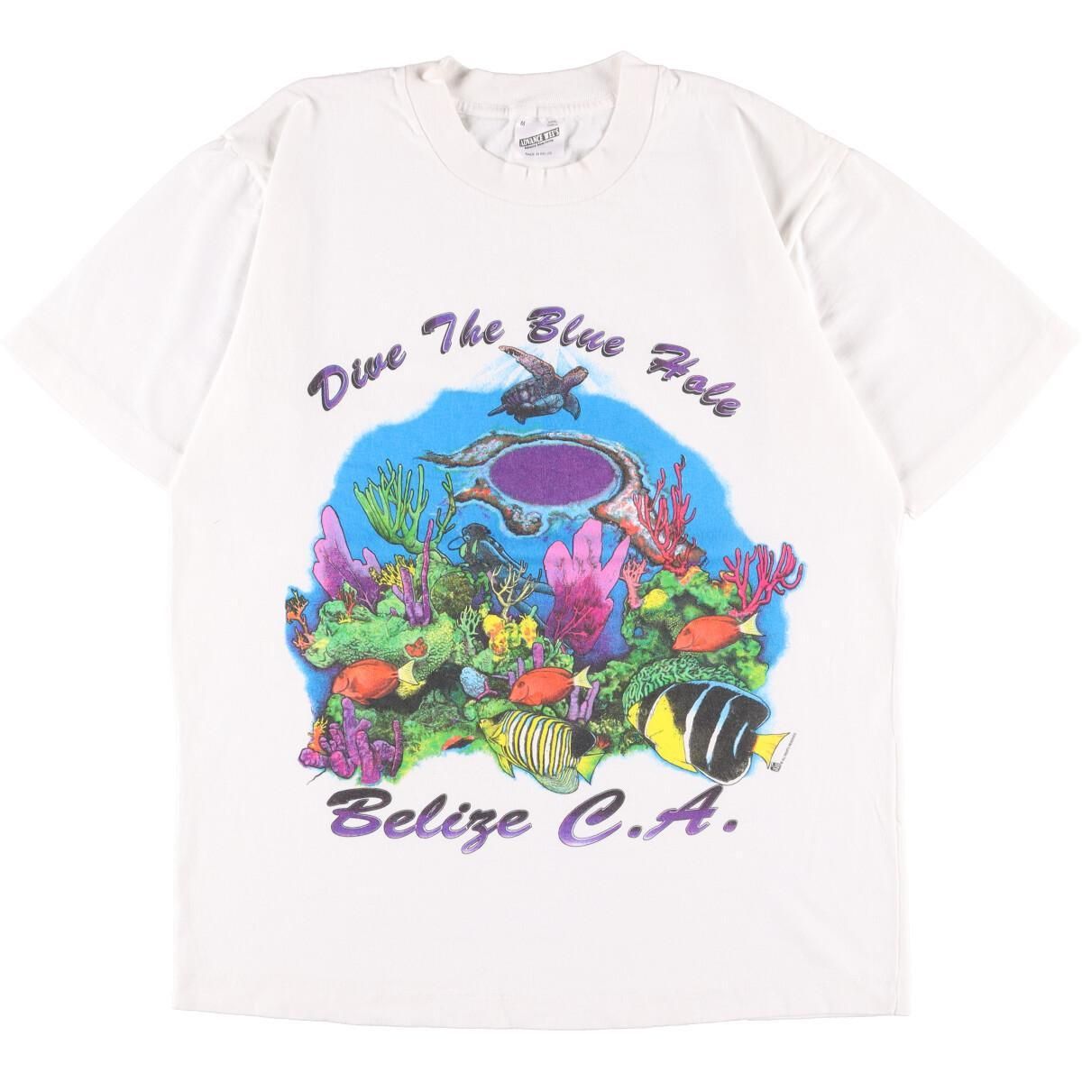 古着 90年代 ADVANCE TEE'S 魚柄 アニマルプリントTシャツ メンズM ヴィンテージ /eaa327952 【中古】/eaa327952