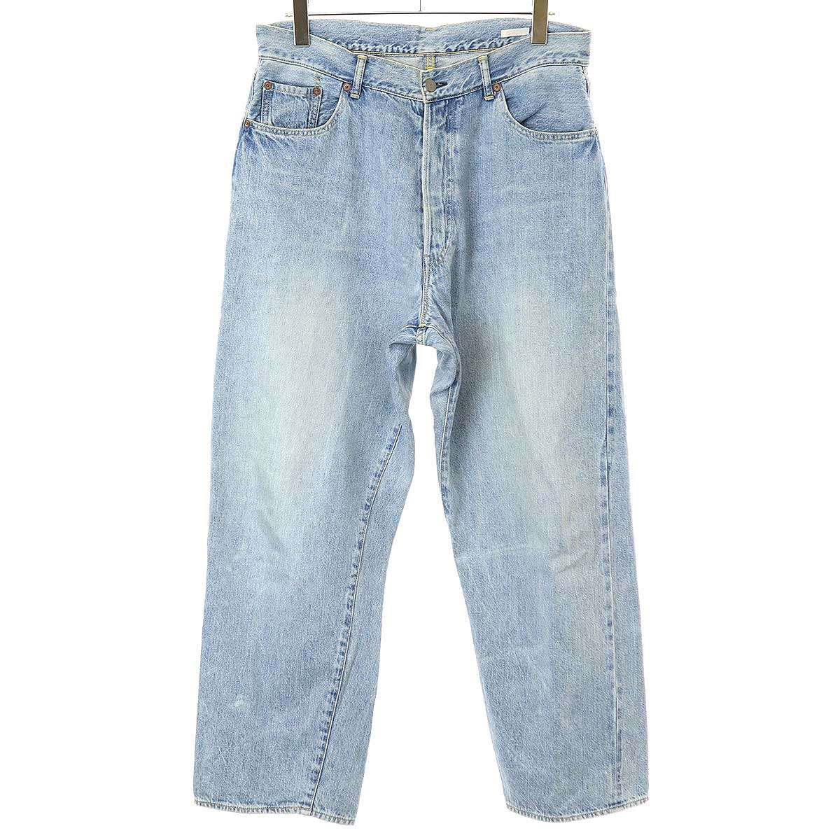 21aw comoli 5p ブリーチデニム COMOLI (コモリ) デニム 5Pパンツ BLEACH