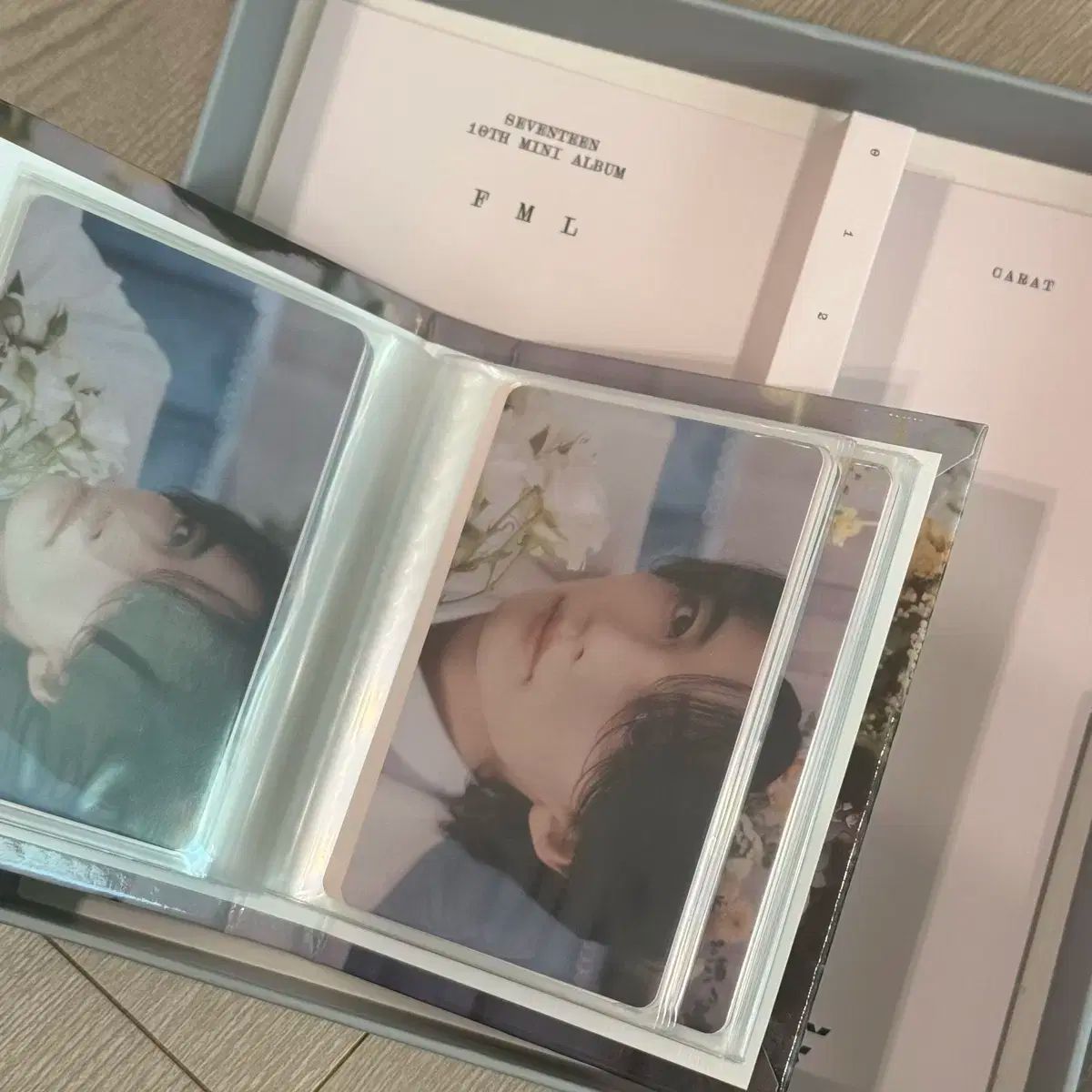 コンプリート　FMLカラット盤　バインダー　トレカセット SEVENTEEN ホシ FML CARAT盤 バインダー トレカ 24種 - メルカリ