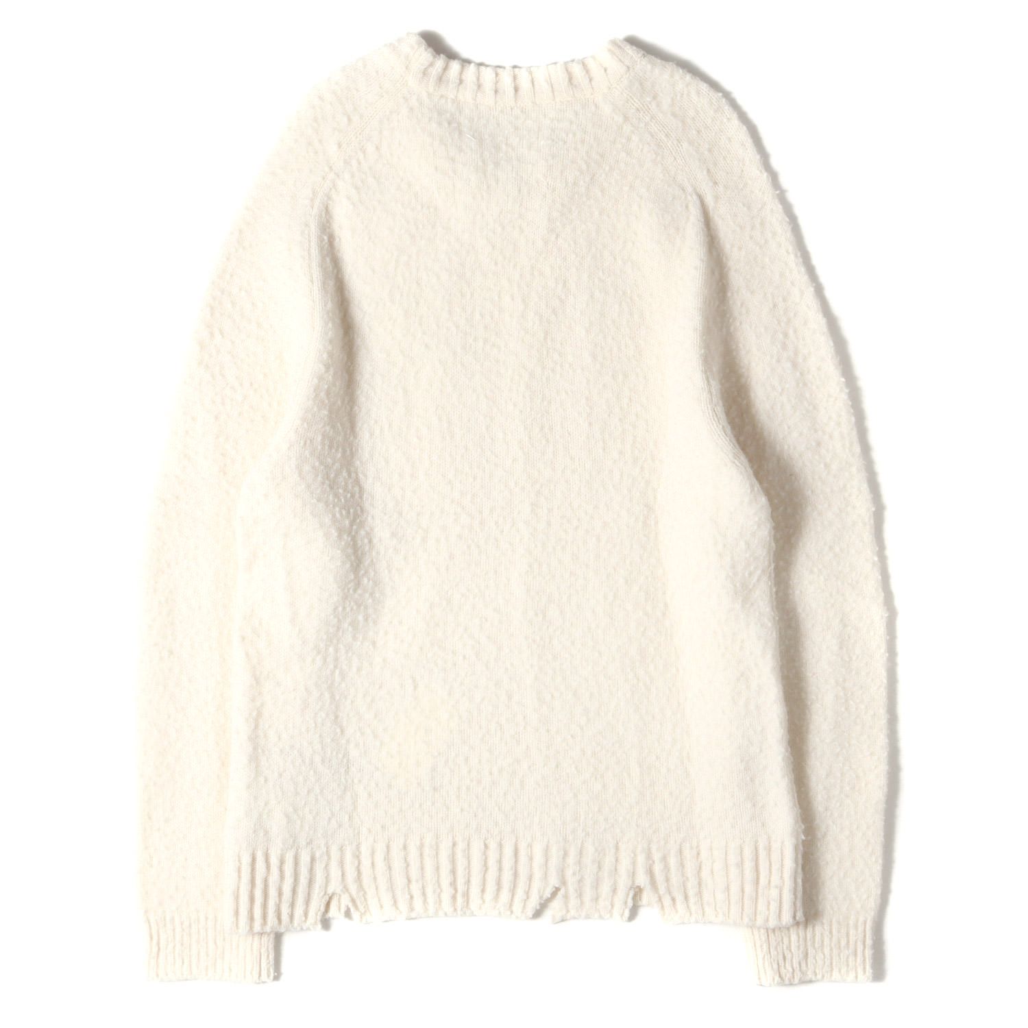 美品】Maison Margiela メゾン マルジェラ ニット アイボリー サイズ:L 