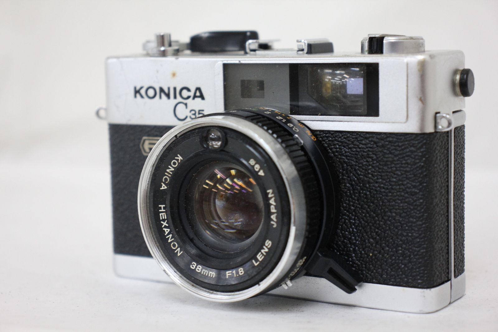 訳あり品 コニカ KONICA C35 FD HEXANON 38mm F1.8 レンジファインダー カメラ e2627