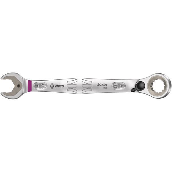 WERA ヴェラ コンビネーション ラチェットレンチ JOKER 角度付きラチェットヘッド スパナ部内側口幅9|16inch 全長187mm 020079